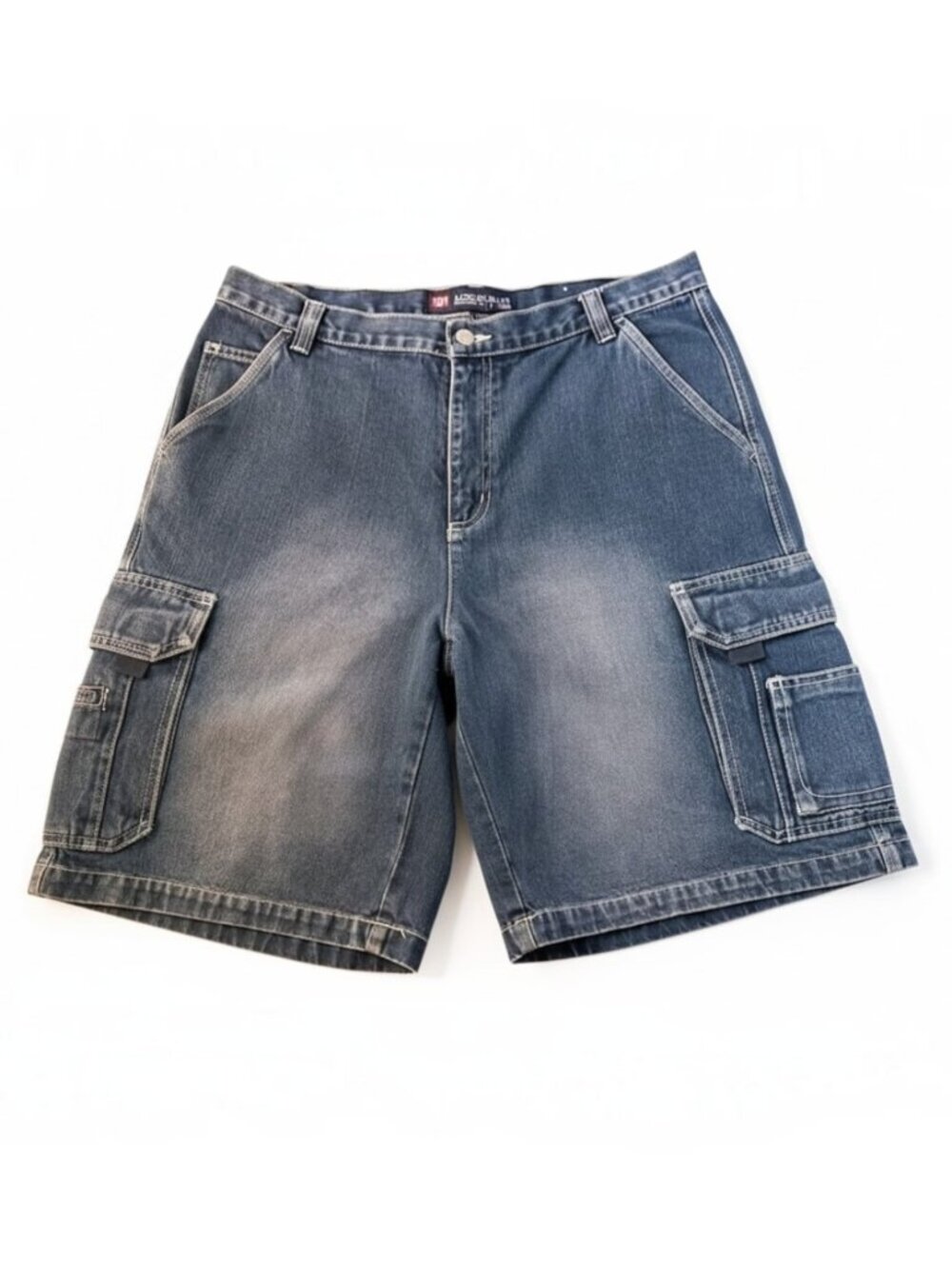Wide Leg 90’s Y2K Mens Size 33W (36" Waist) Faded Glory Skater Cargo Jean Shorts